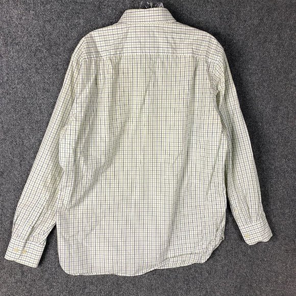 J Crew Button Up Shirt Men's Medium 15-15.5 100% Cotton Long Sleeve M - Picture 9 of 10